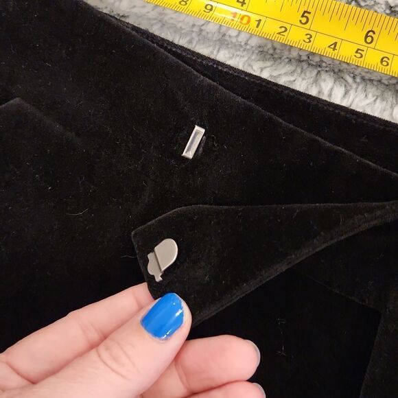 Black velvet feel Club Monaco pants size 4, new without tags! - Picture 8 of 11